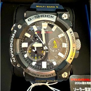 FROGMAN Casio G-SHOCK Master of G  GWF-A1000-1A2JF Analog SOLAR BLUETOOTH